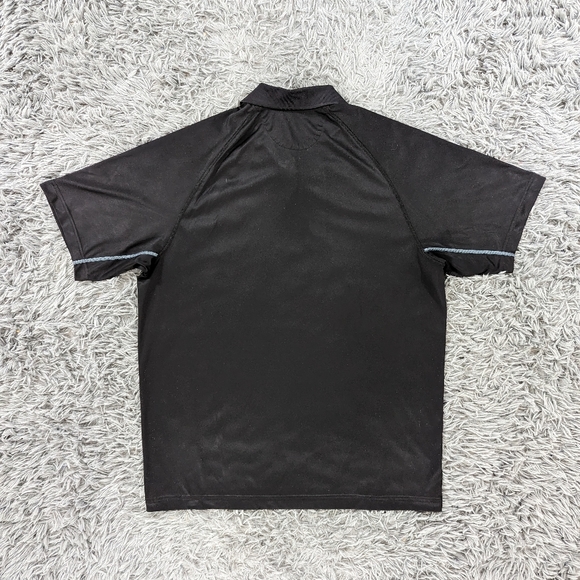 Adidas Golf Polo Men's XXL Black White Athletic Casual - Picture 3 of 4
